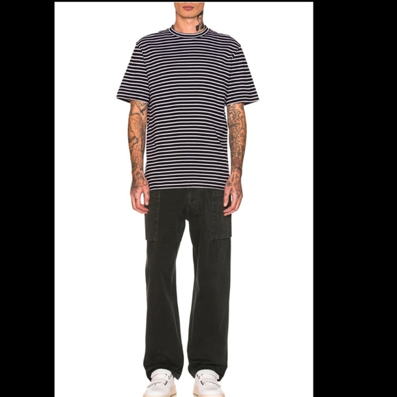 Acne Studios Men's Gray Barrel Utility Cargo Pants Cargo Unisex Pants - Picture 1 of 14